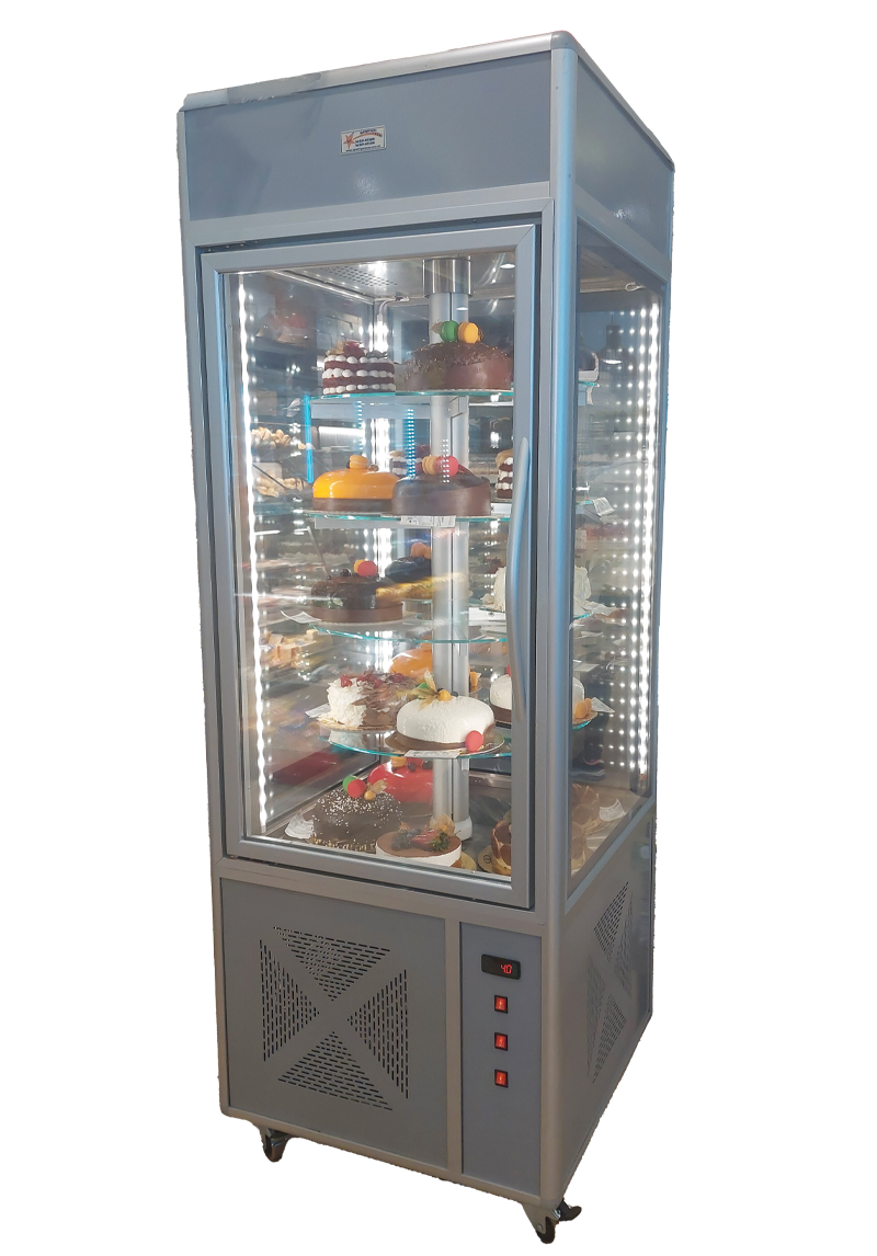 vertical_01 Vitrine, Blacões, vitrine giratória, vitrine para açougues, geladeiras verticais, gôndolas, mesas de autosserviço, balcões, Câmara frigorífica,